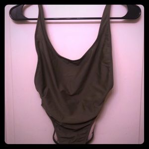 Forest green bathing suit